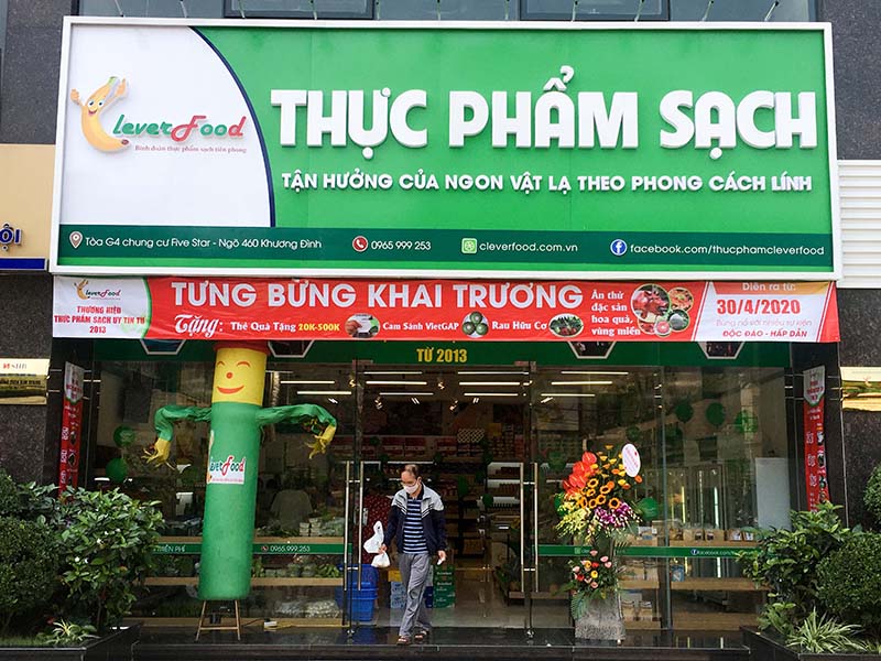 Thiết kế thi công bảng hiệu thực phẩm